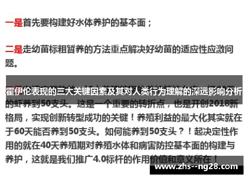 霍伊伦表现的三大关键因素及其对人类行为理解的深远影响分析 霍伊伦表现的三大关键因素及其对人类行为理解的深远影响分析